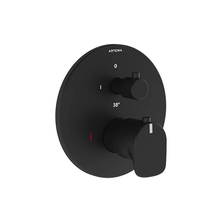 Root Round AquaHeat Îngropat Termostatică Baterie baie
